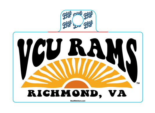 VCU Sunburst Sticker