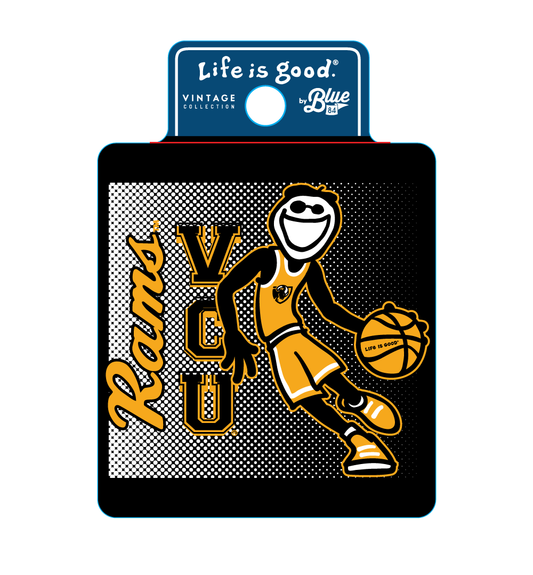 VCU Life is Good Basketball Jake Sticker
