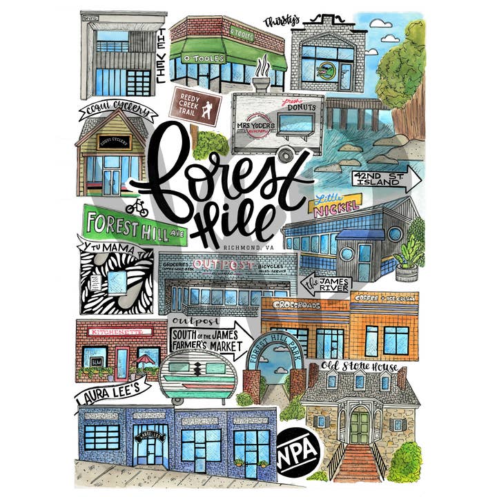 Forest Hill Postcard