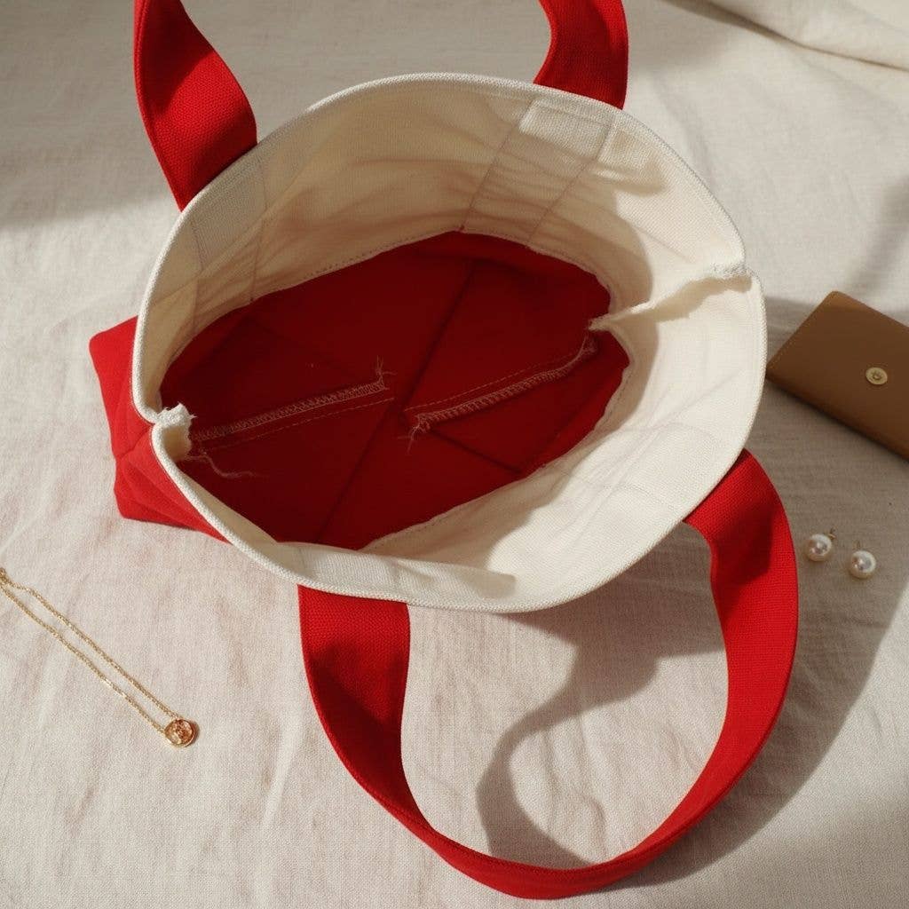 DST Delta Sigma Theta Mini Canvas Tote Bag 1913 Embroidered Merch