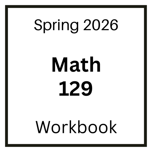 VCU MATH 129 Spring/ Summer 2026 Workbook