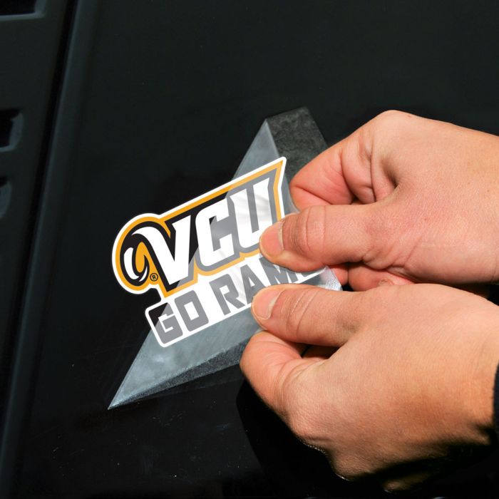 VCU RAMS SLOGAN PERFECT CUT COLOR DECAL 4" X 4" - Virginia Book Company