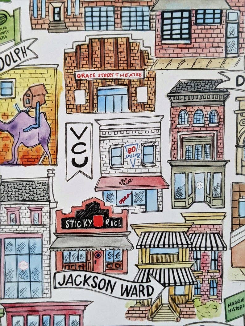 Neighborhoods of Richmond Postcard