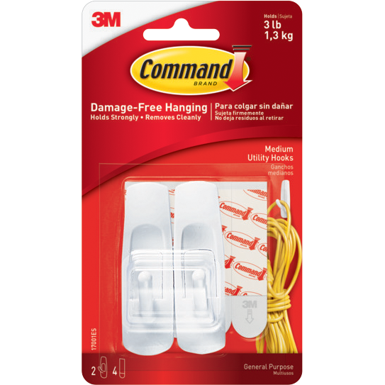 Command Medium Utility Hooks - Virginia Book Company