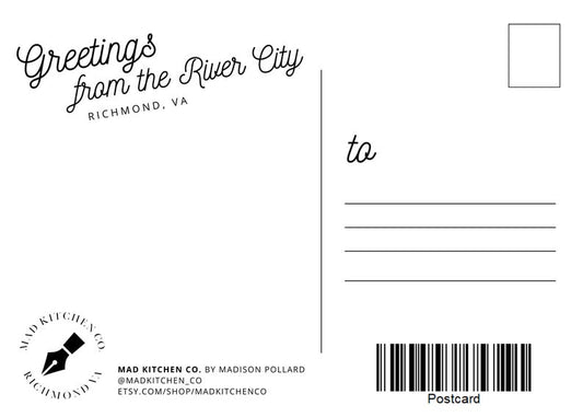 Carytown Postcard- 5" x 7"