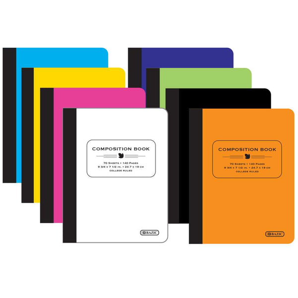 Composition Book C/R Poly Cover 70 Ct.