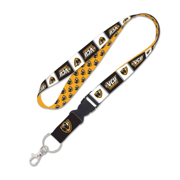 VCU Rams Repeat Lanyard w/ Detachable Buckle 1"
