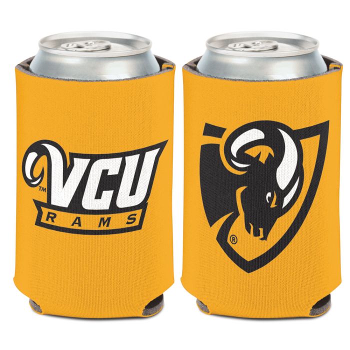 VCU Rams Solid Gold Can Cooler Coozie