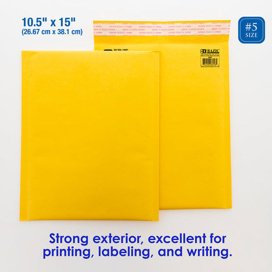 10.5" X 15" (#5) Self-Seal Bubble Mailers