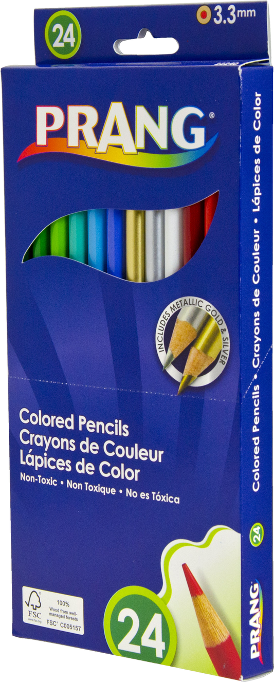 Prang Colored Pencil- Assorted 24 Pack - Virginia Book Company