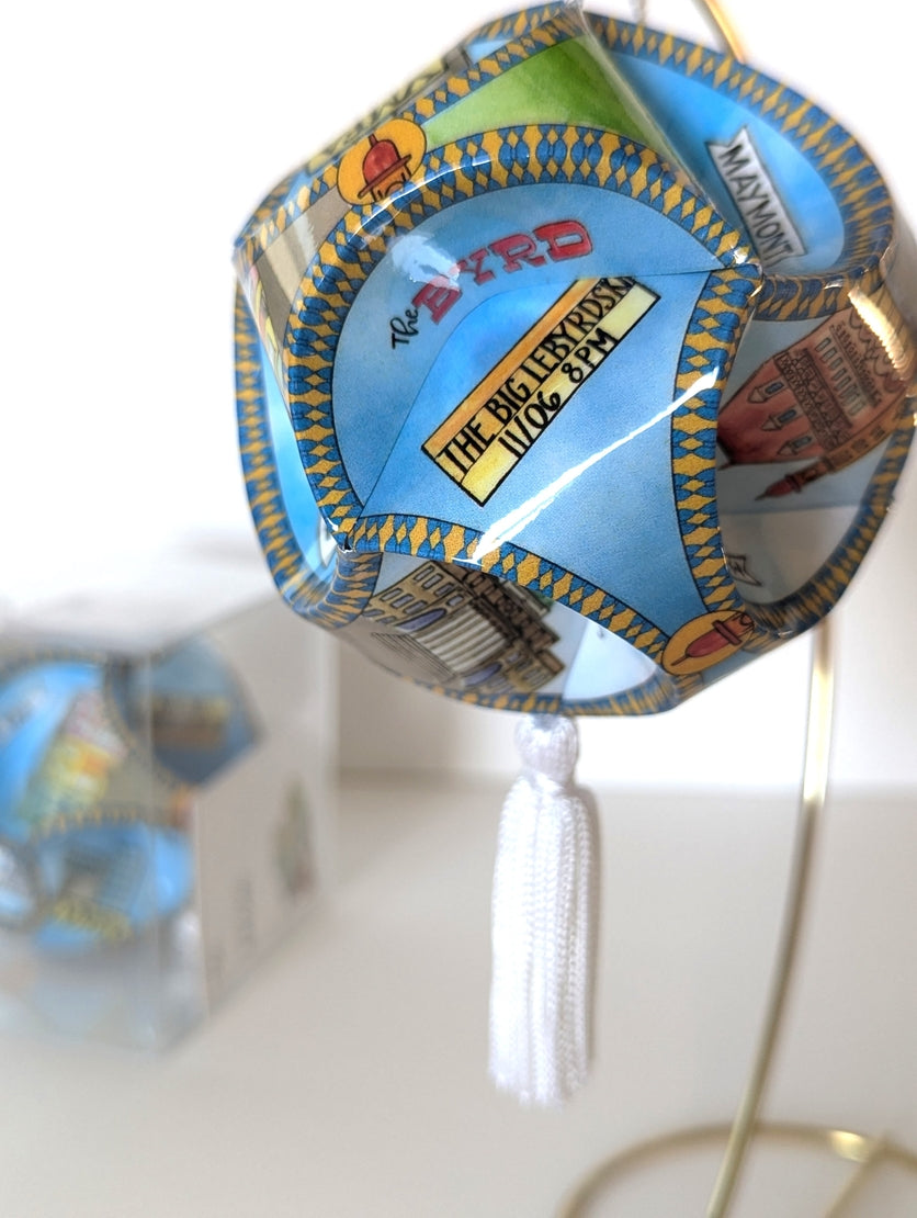 Richmond, VA Globe Ornament
