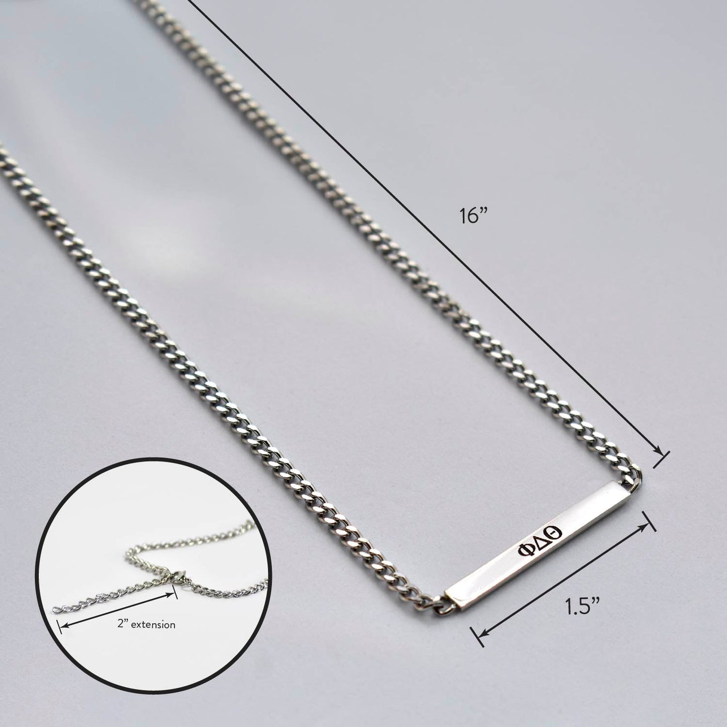 Lambda Chi Alpha Fraternity Necklace- Greek Letters Pendant