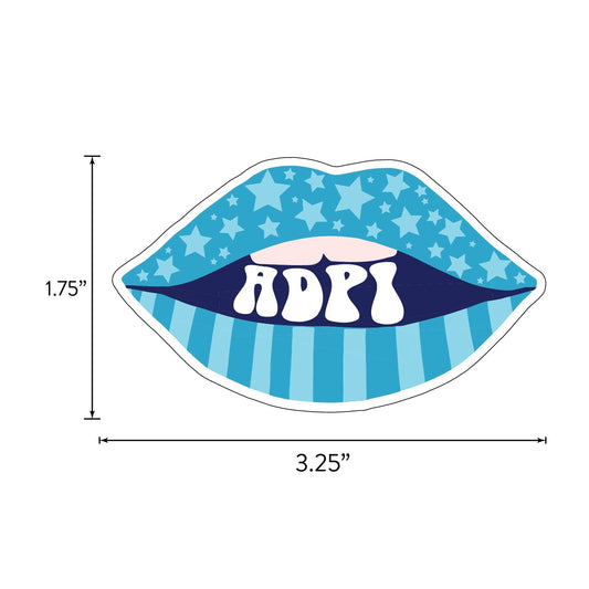 Alpha Delta Pi Girl Power Sticker Sheet