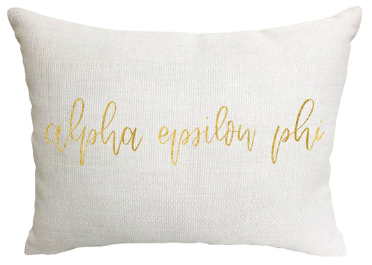 Alpha Epsilon Phi Throw Pillow