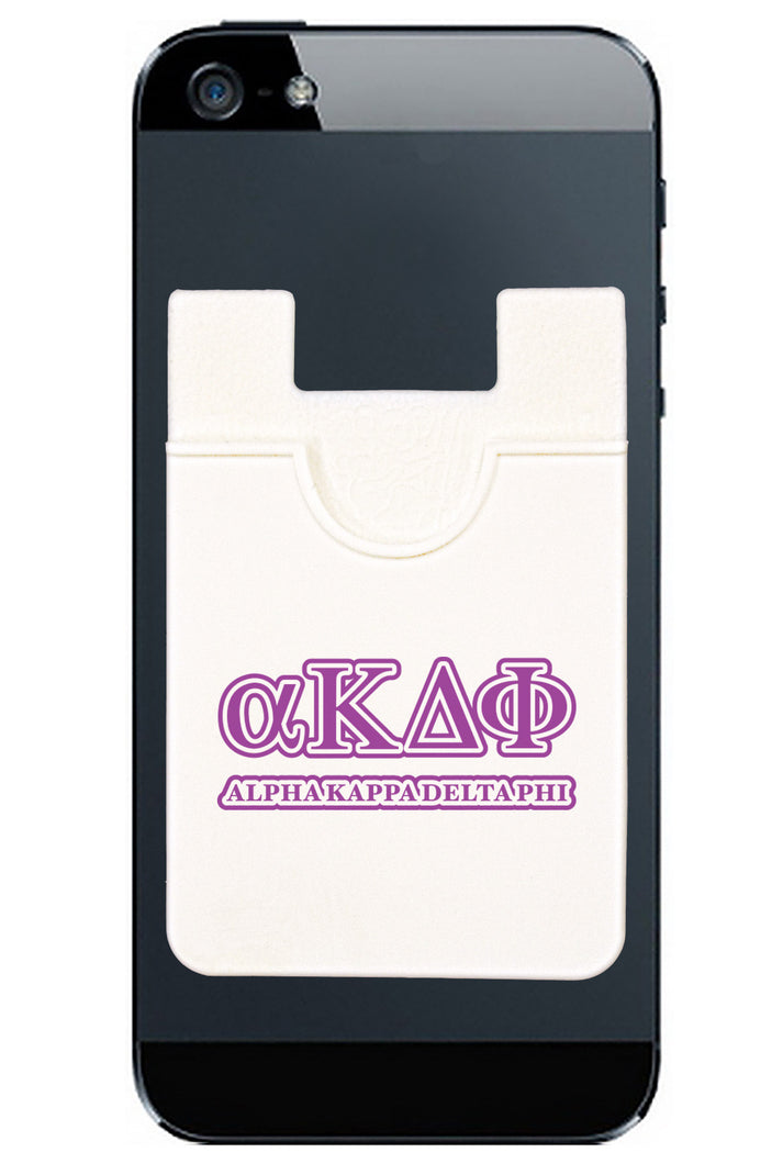 Alpha Kappa Delta Phi Koala Pouch - Greek Letters Design - Phone Wallet