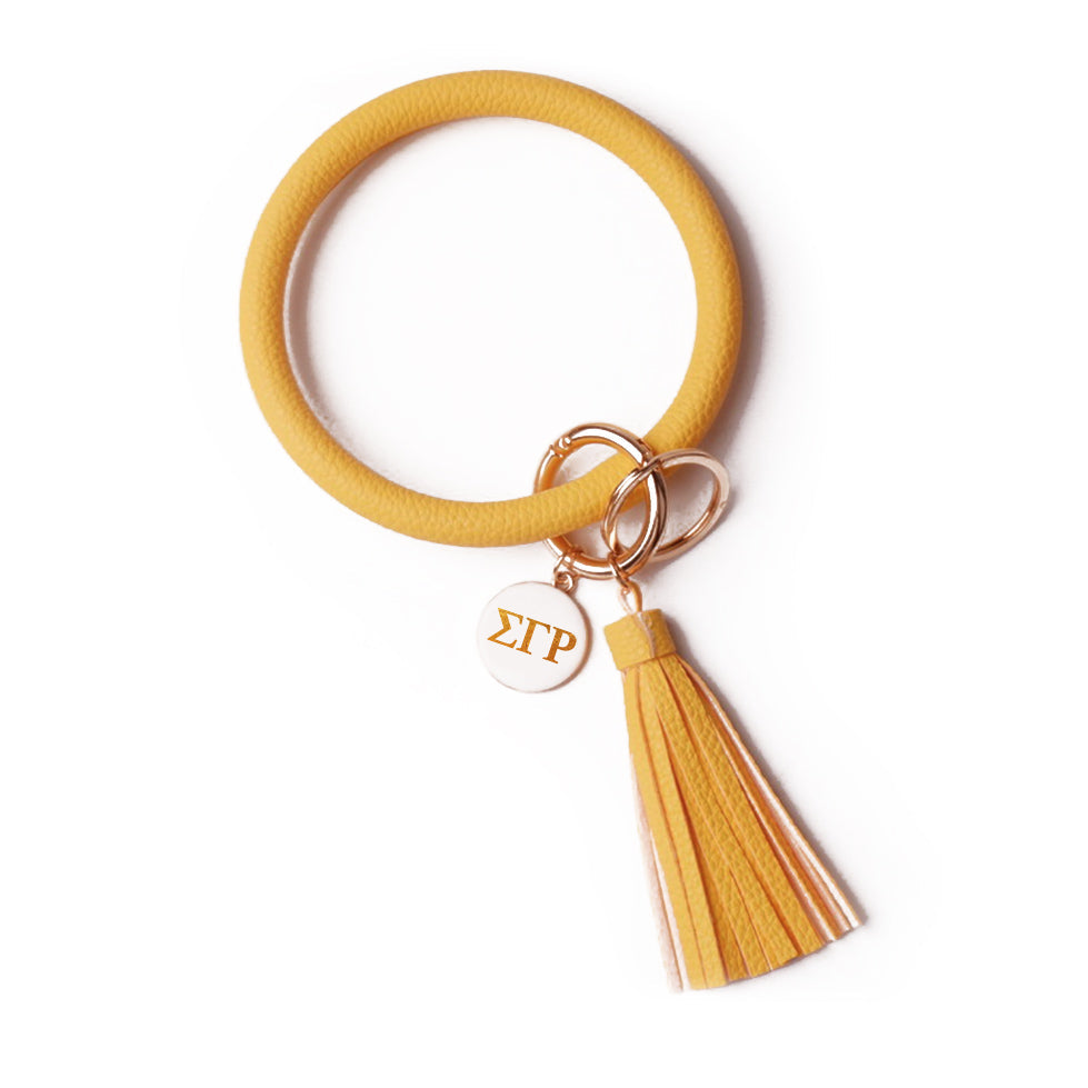 SIGMA GAMMA RHO BANGLE SORORITY KEYCHAIN - Virginia Book Company