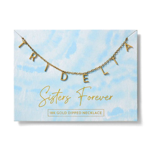 Delta Delta Delta Name Necklace
