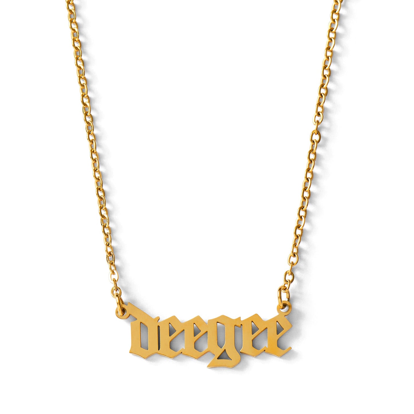 Delta Gamma Old English Style Sorority Necklace