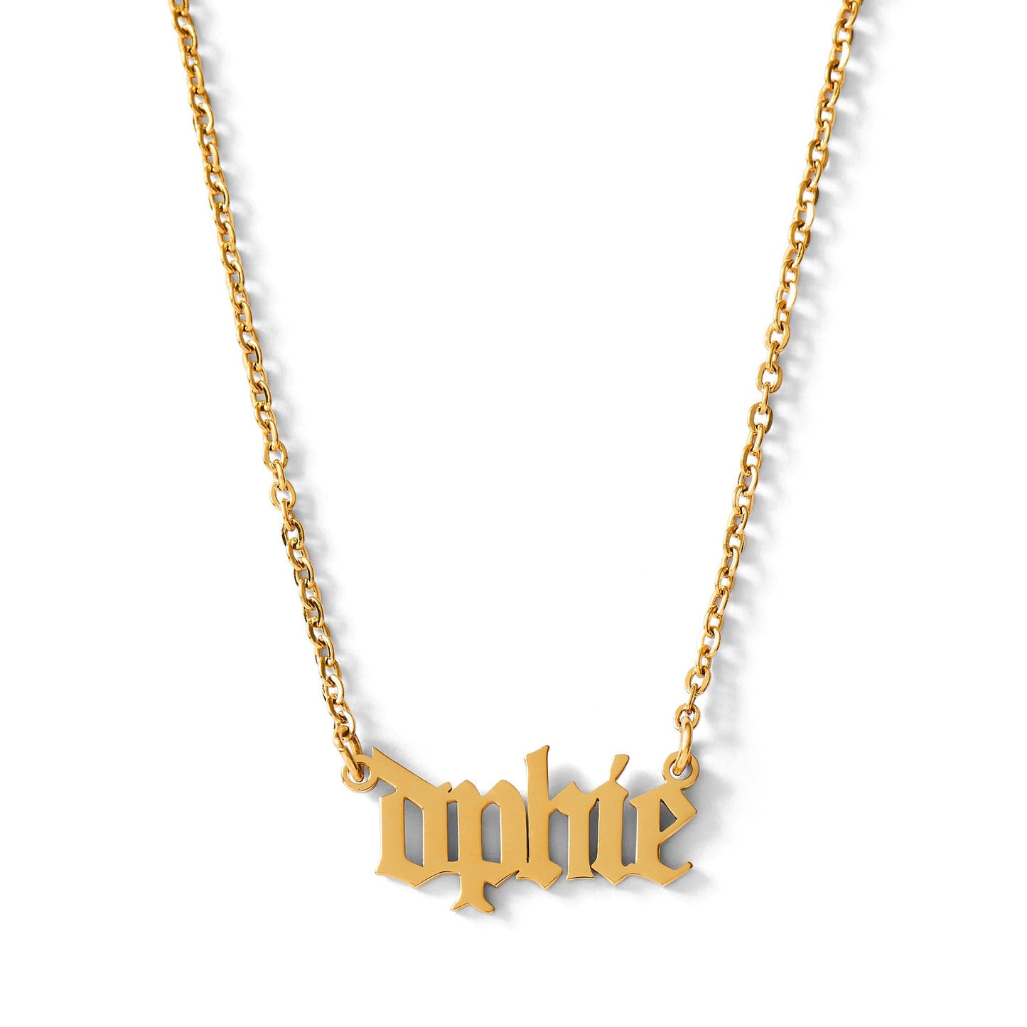 Delta Phi Epsilon Old English Style Sorority Necklace