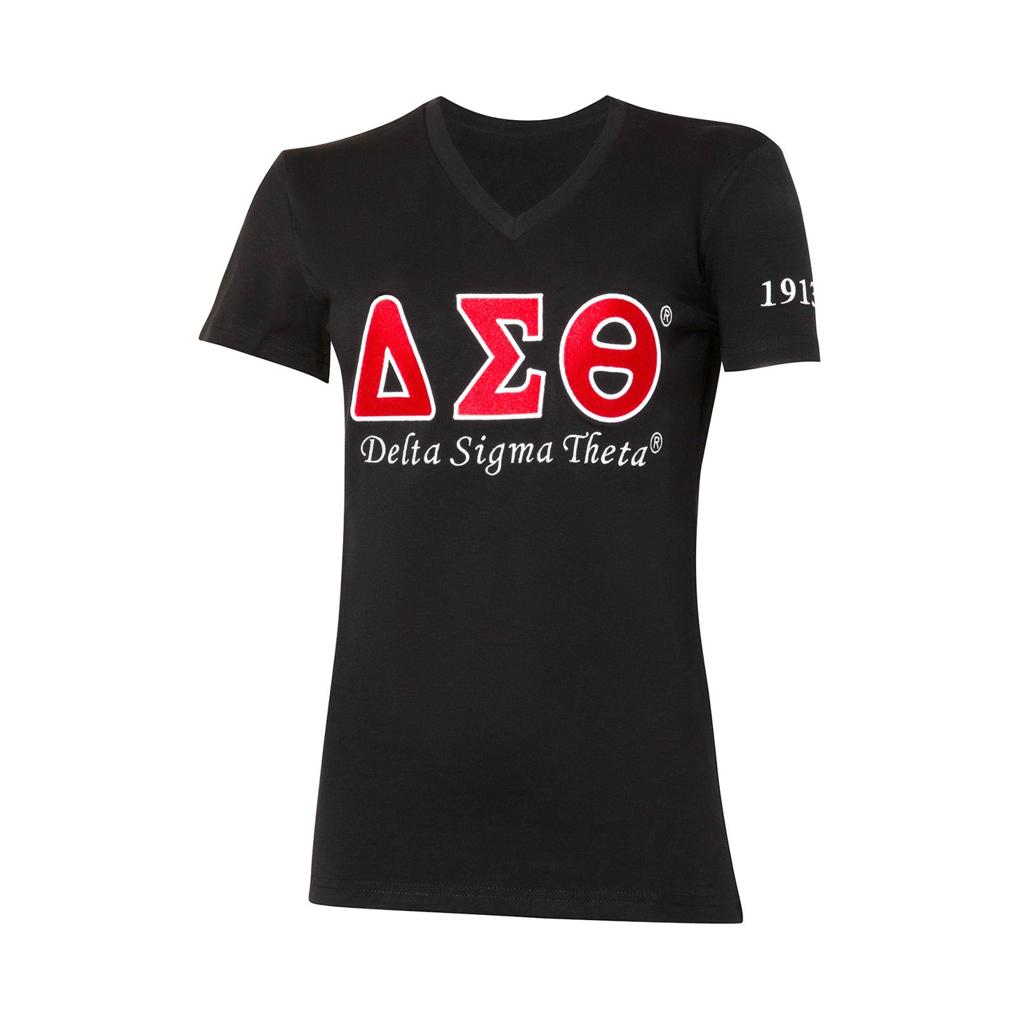 Delta Sigma Theta Luxury Embroidered Tee