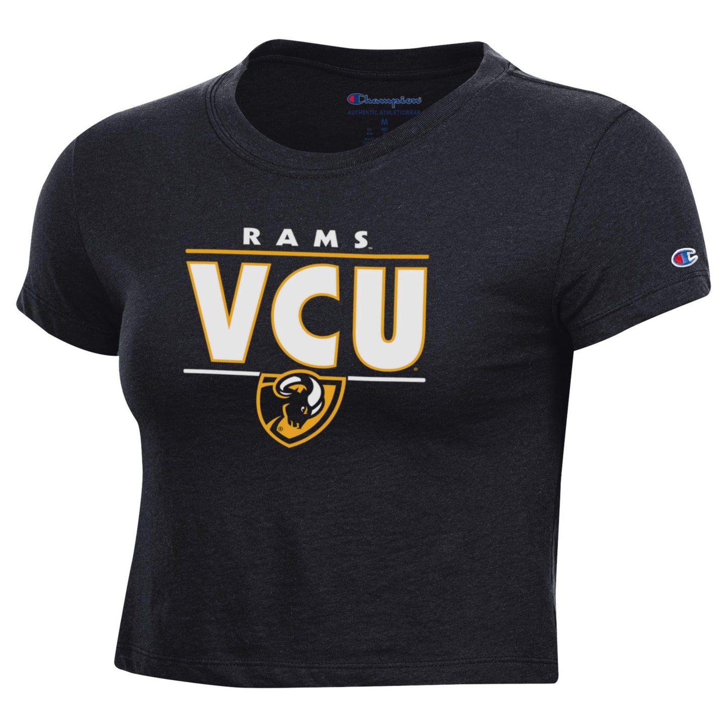 VCU Champion Black Baby Tee