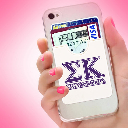 Sigma Kappa Koala Pouch - Greek Letters Design - Phone Wallet