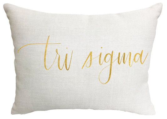 Sigma Sigma Sigma Throw Pillow - Virginia Book Company