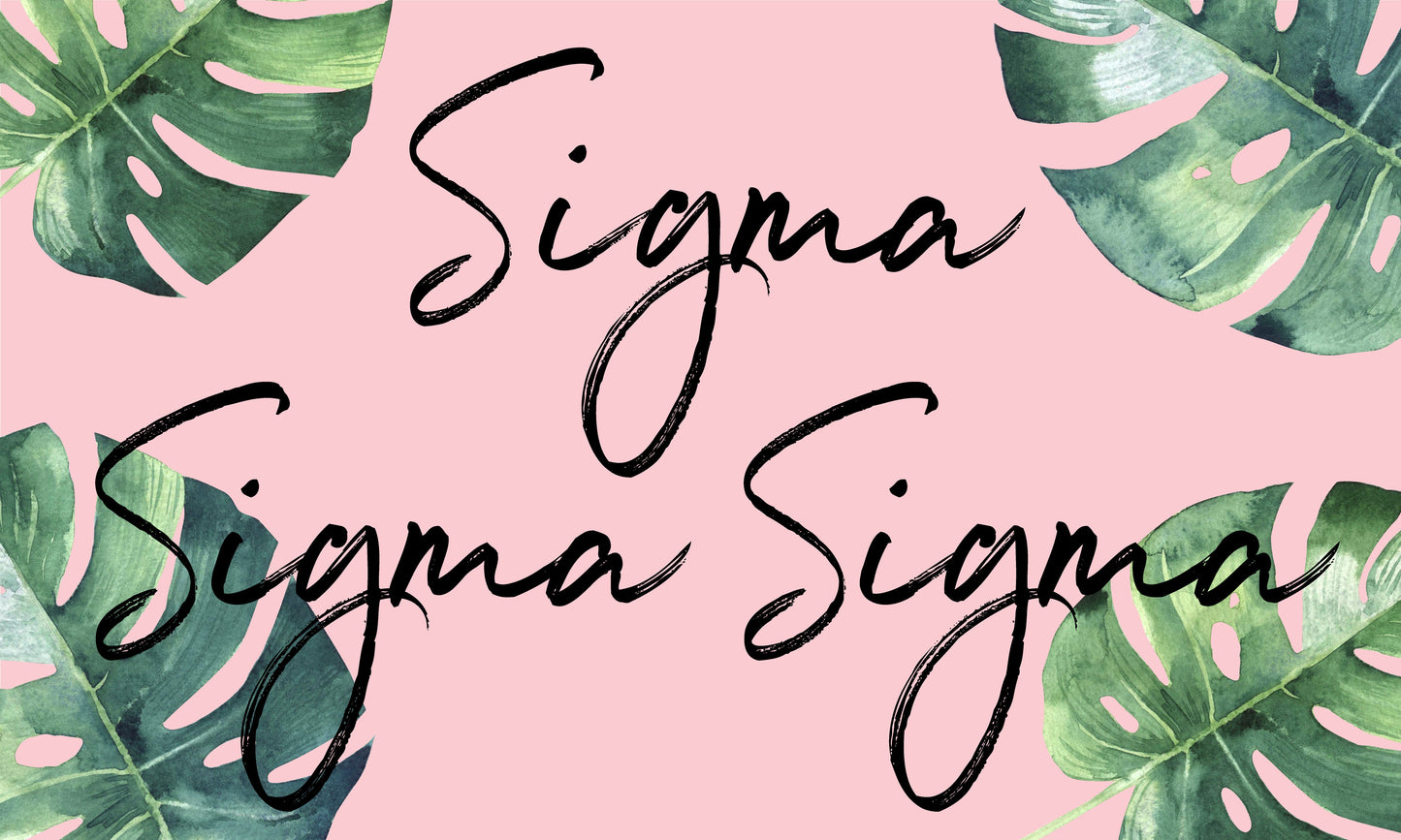 Sigma Sigma Sigma Sorority Flags - Virginia Book Company