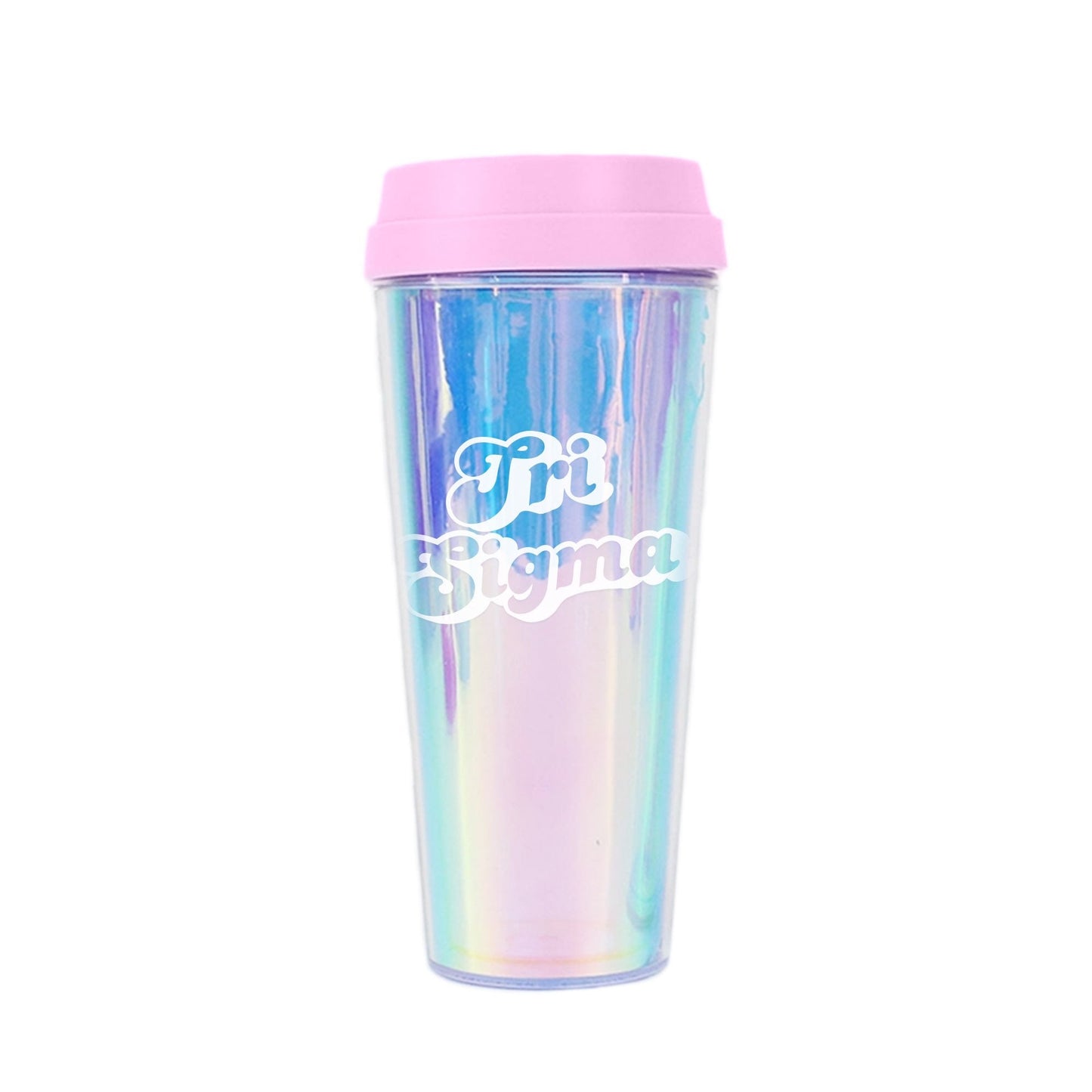 Sigma Sigma Sigma Retro Style Sorority Tumbler - Virginia Book Company
