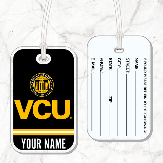 Customizable VCU Acrylic Bag Tag - online only