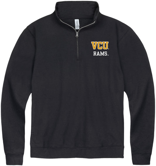 VCU Black Quarter Zip Sweatshirt