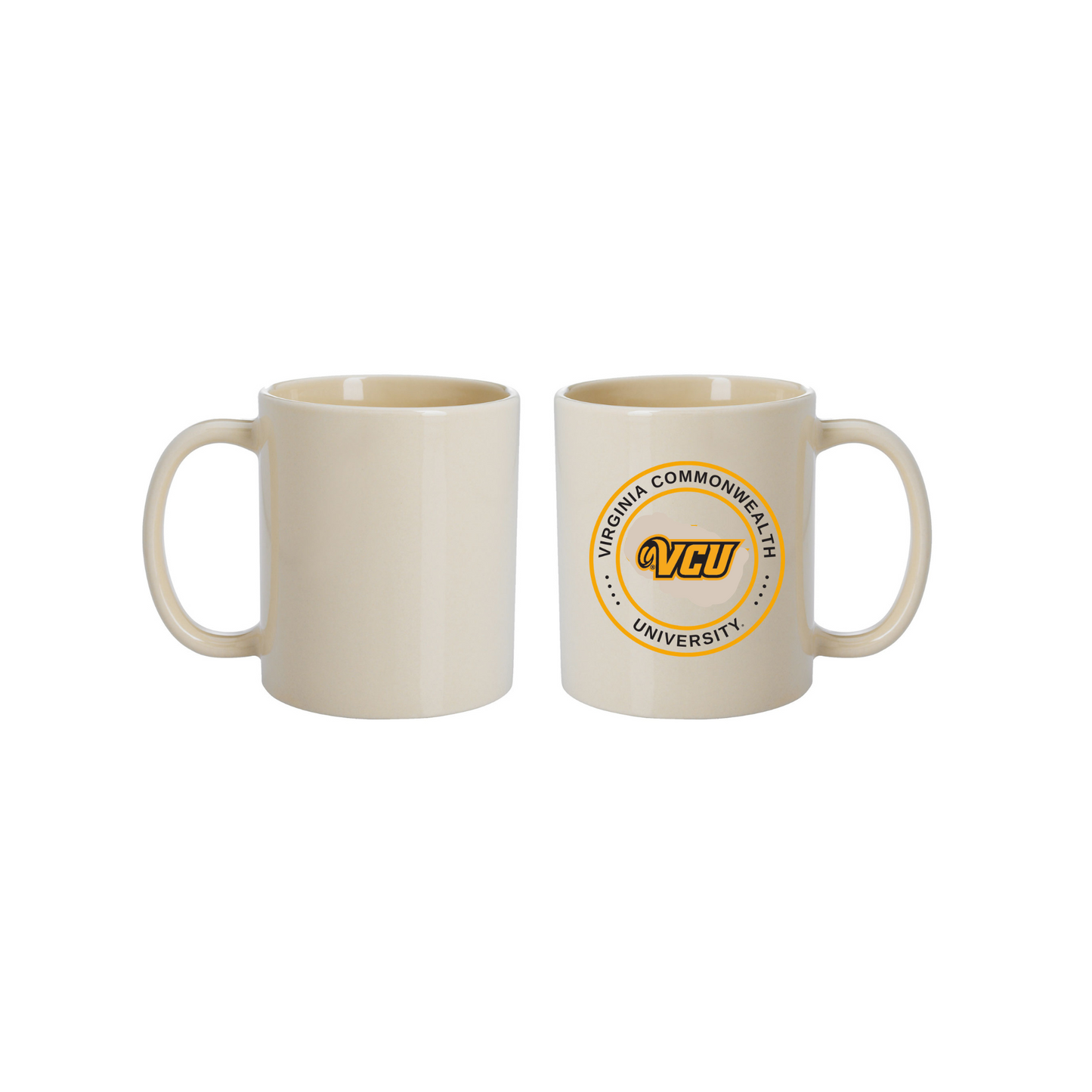 VCU Cream Mug