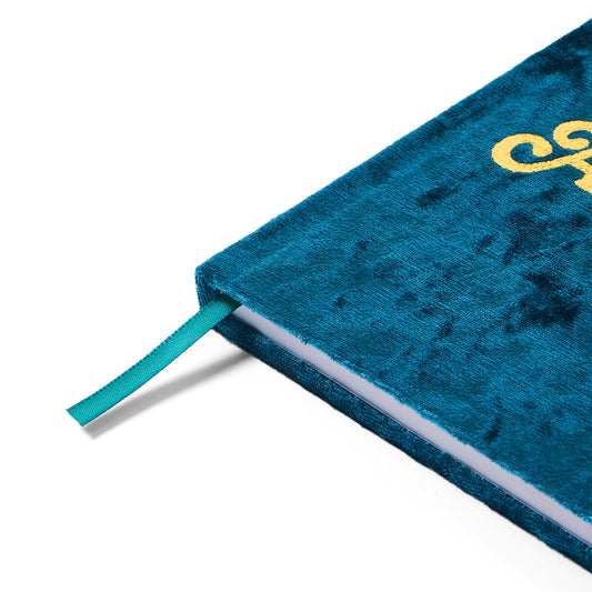 Alpha Sigma Tau Velvet Notebook with Gold Foil Imprint
