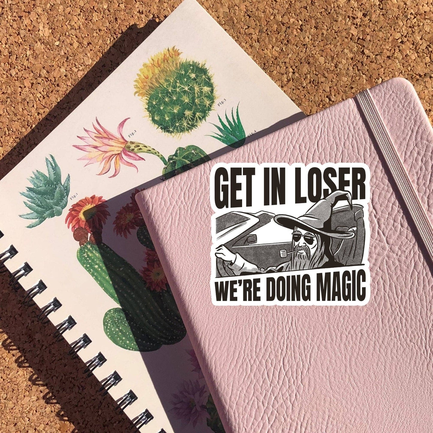 Get In Loser We're Doing Magic Sticker