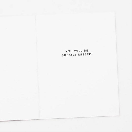 Thank You For Making A Difference - Goodbye Card