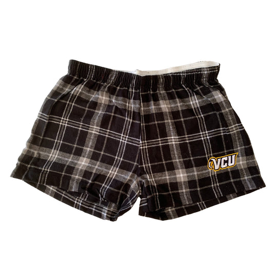 VCU Ultimate Ladies' Black Flannel Shorts - Virginia Book Company
