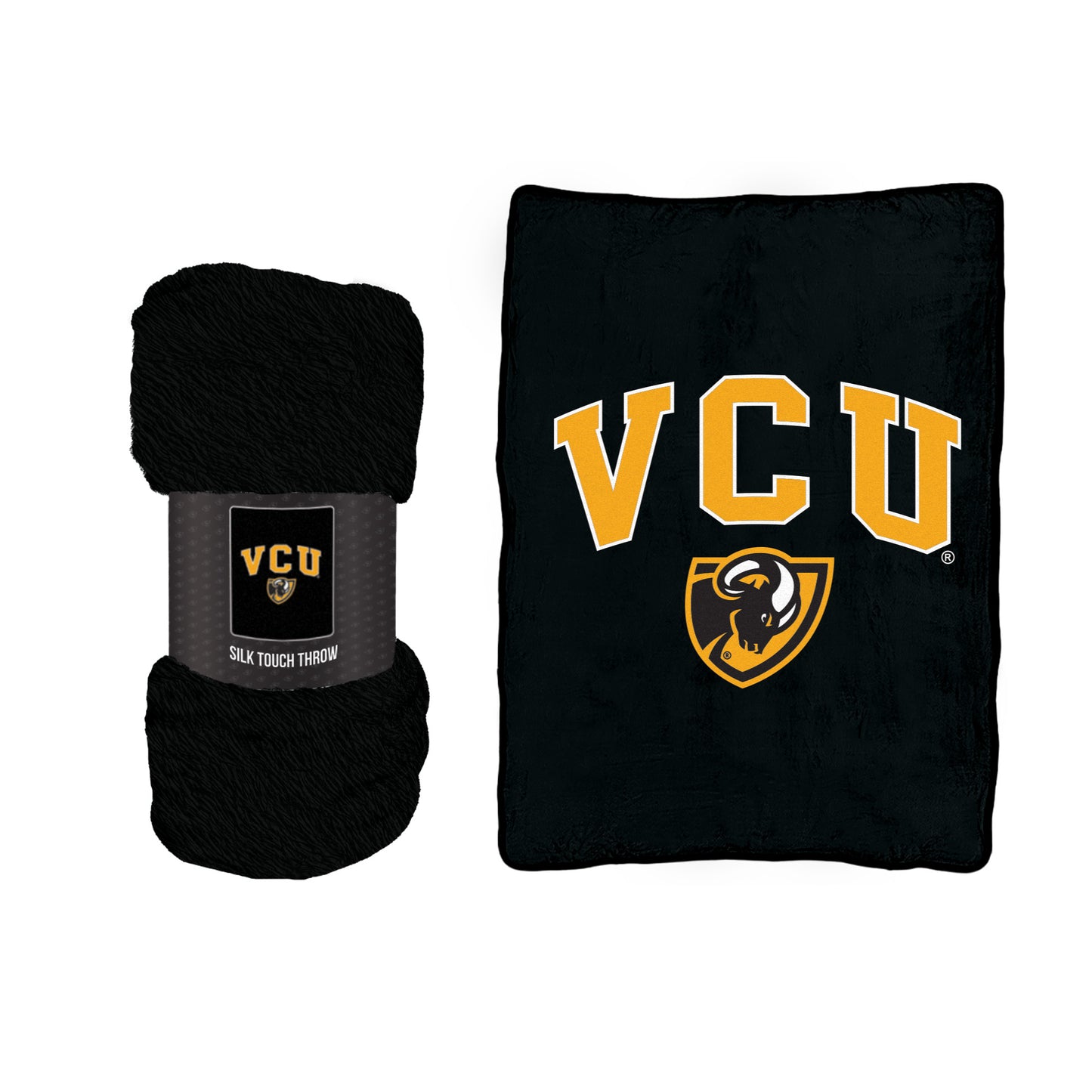 VCU Silk Touch Throw Blanket