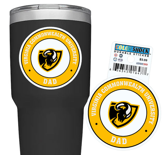 VCU Dad Durable Sticker