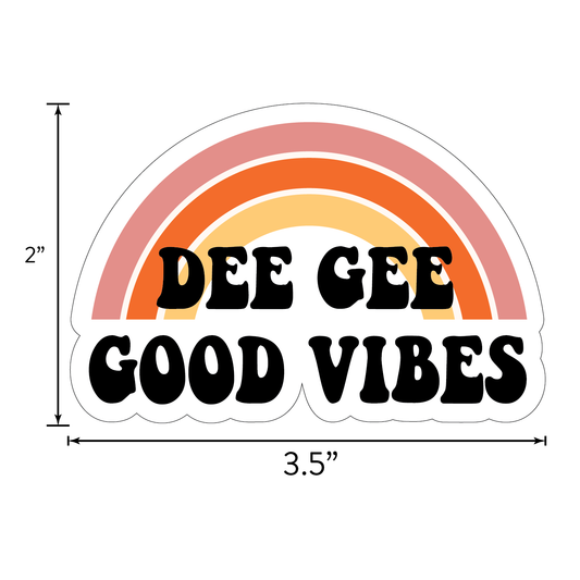 Delta Gamma Retro Sticker Sheet