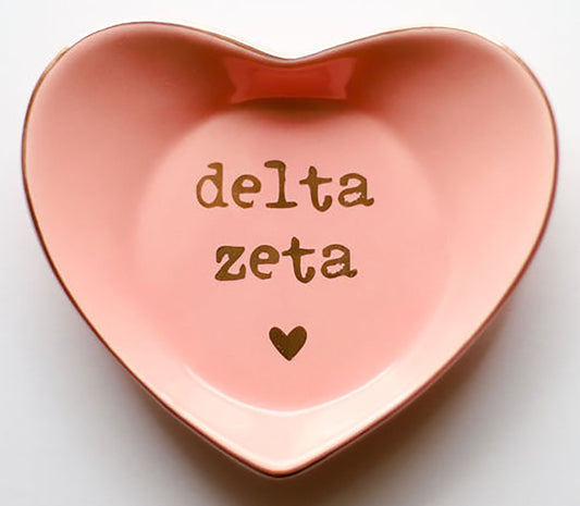 Delta Zeta Ceramic Ring Dish