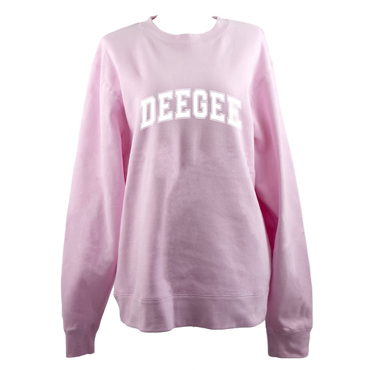 Delta Gamma Sweatshirt- Crewneck Varsity Letters Design