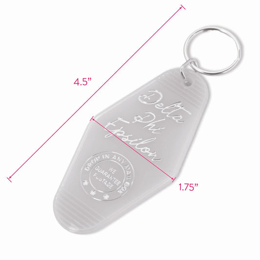 Pi Beta Phi Motel Keychain