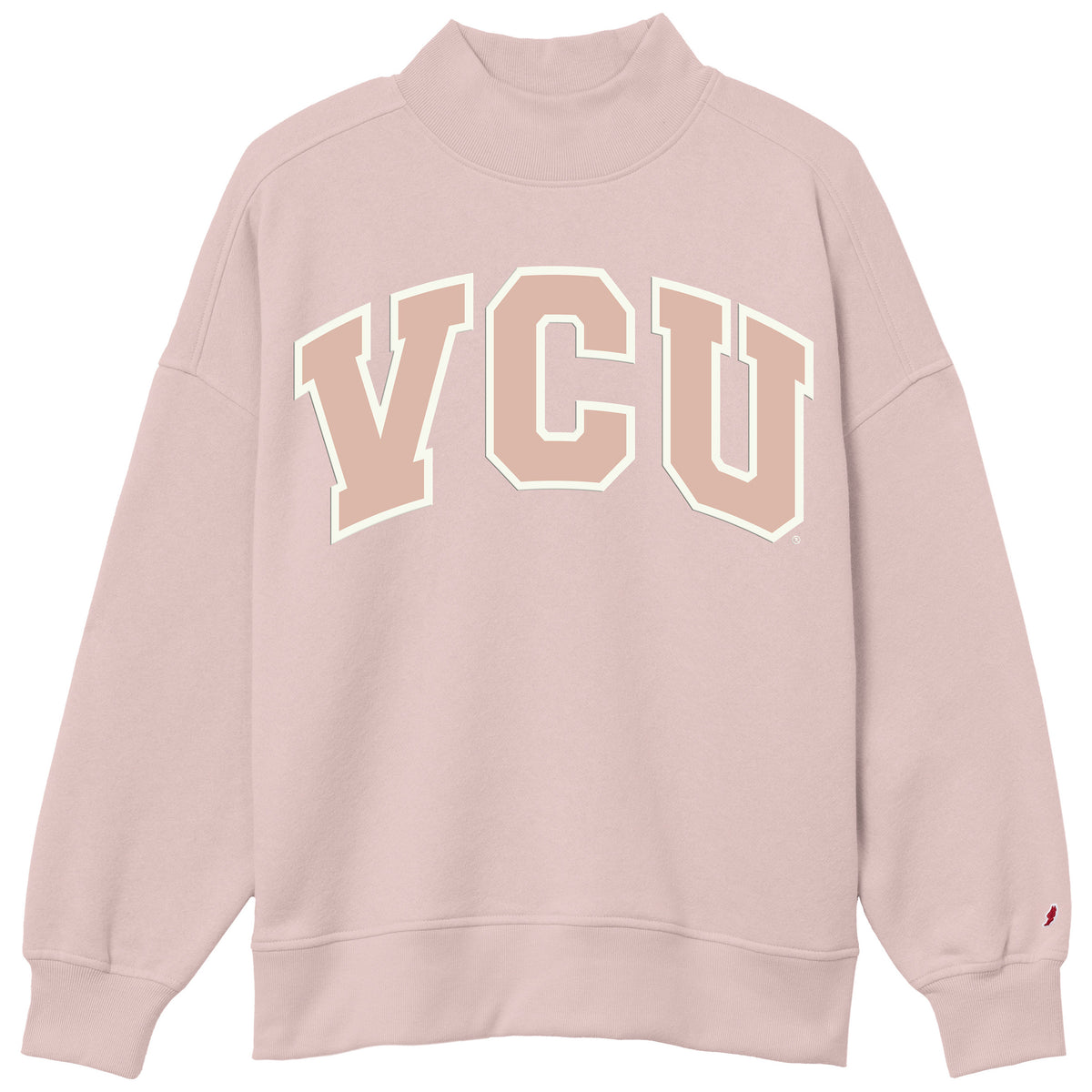 VCU Dusty Rose Mock Neck Sweatshirt