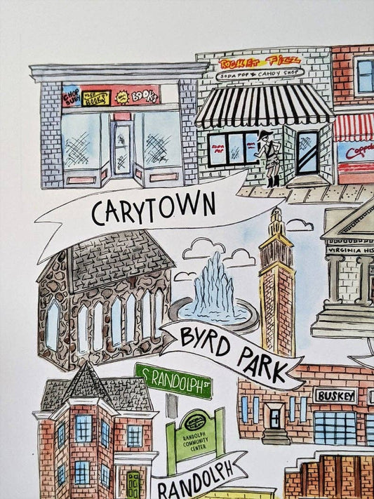 Neighborhoods of Richmond Postcard