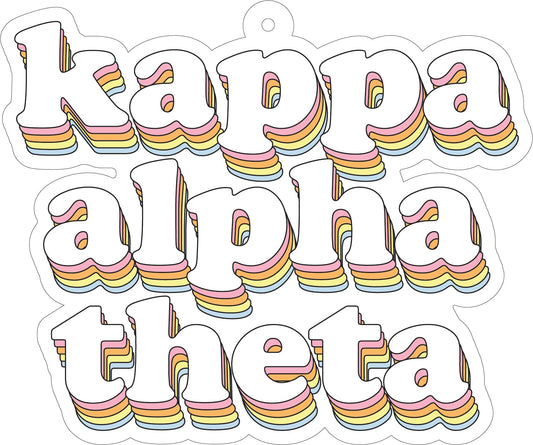 Kappa Alpha Theta Retro Air Freshener