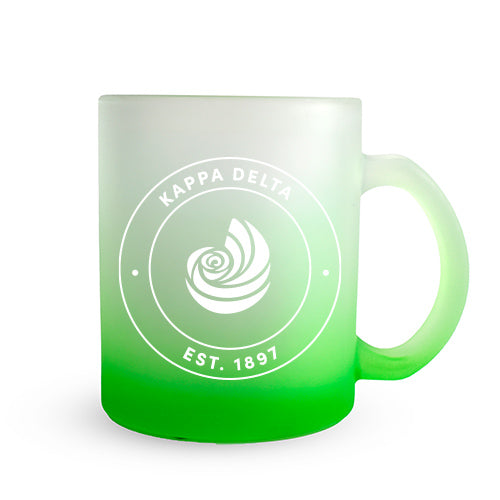 Kappa Delta Mug - Ombre Glass