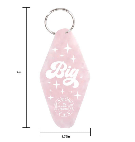 Little - Vintage Motel Keychain - Pink