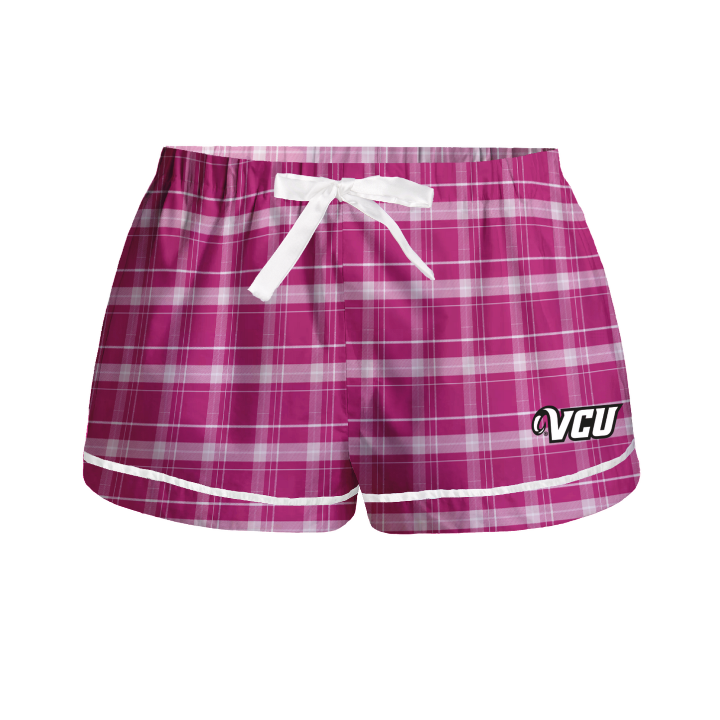 VCU Carnegie Pink Flannel Shorts