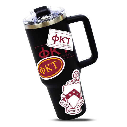 Phi Kappa Tau Fraternity Brand Focus Sticker Sheet
