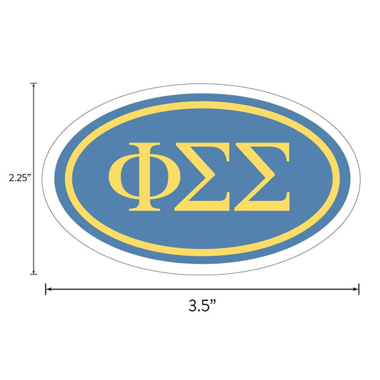 Phi Sigma Sigma Sorority Sticker Sheet- Brand Focus